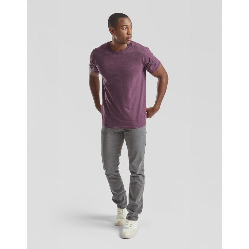 Samarreta Valueweight 165 gr Heather Burgundy