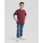 Camiseta Valueweight niño Burgundy