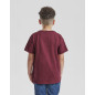 Camiseta Valueweight niño Burgundy