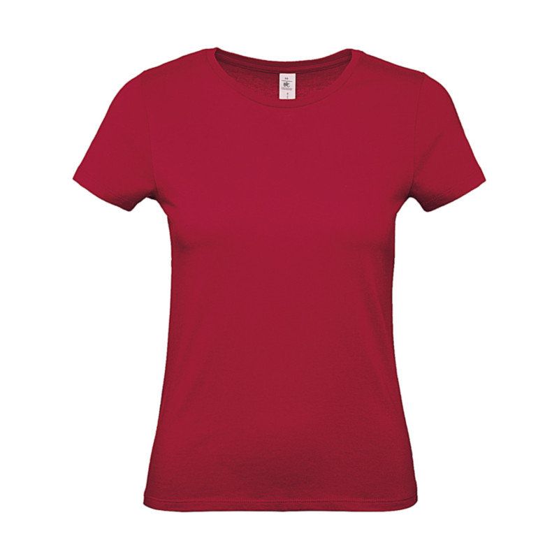 Camiseta mujer E150 Deep Red