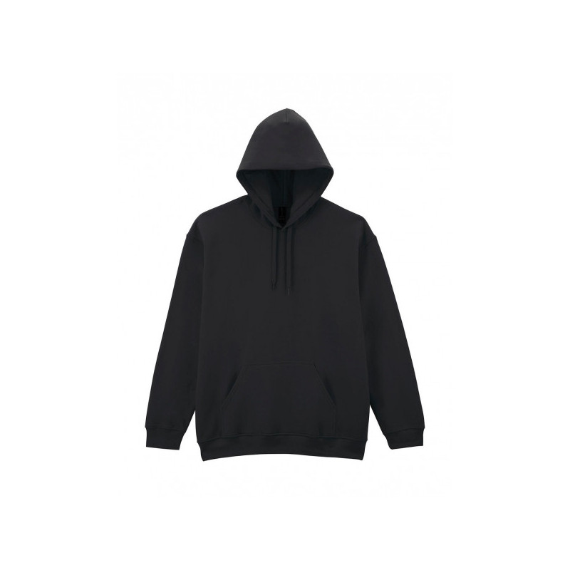Sudadera con capucha polar Softstyle adulto Black