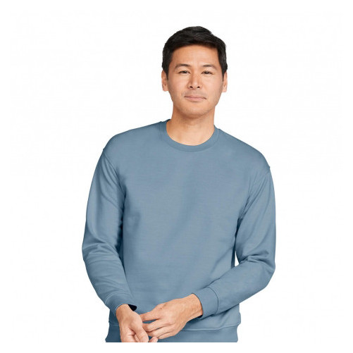 Dessuadora coll rodó Softstyle adult Stone Blue