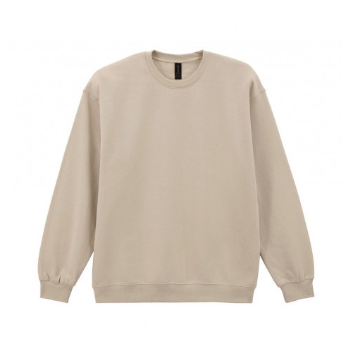 Sudadera cuello redondo Softstyle adulto Black