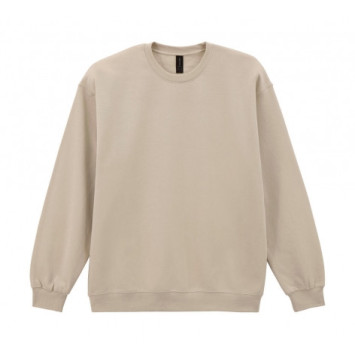 Sudadera cuello redondo Softstyle adulto Black