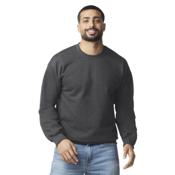 Sudadera cuello redondo Softstyle adulto Black